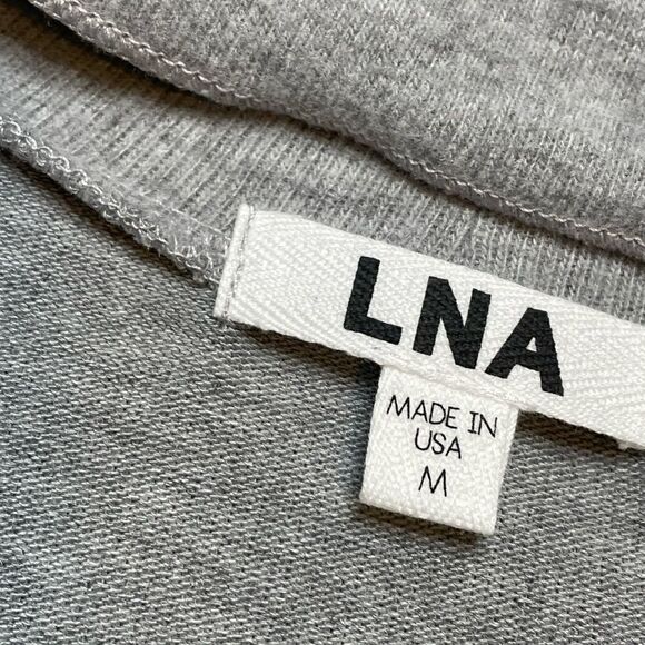 LNA Brushed Detached Turtleneck Gray Size Medium - Picture 5 of 6